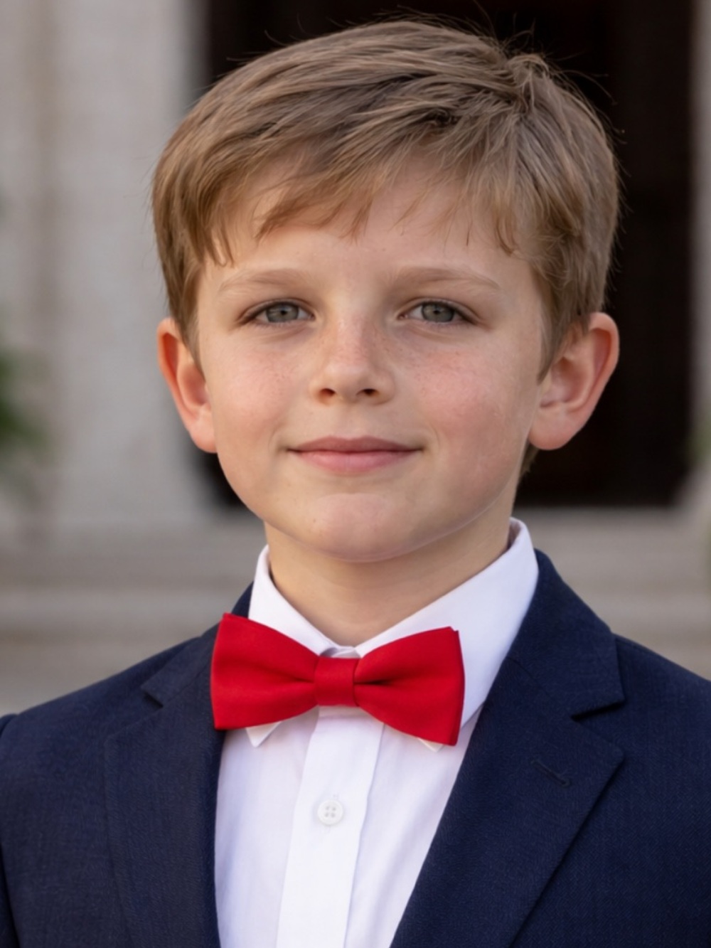 Vintage Red Bow Tie